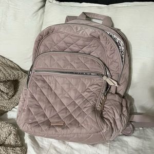 Vera Bradley campus backpack XL. Microfiber rain resistant fabric. Rarely used.